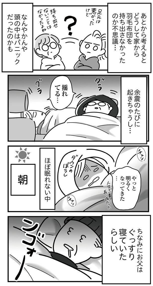 ほぼ眠れない中、朝 （C）まえだ永吉／KADOKAWA
