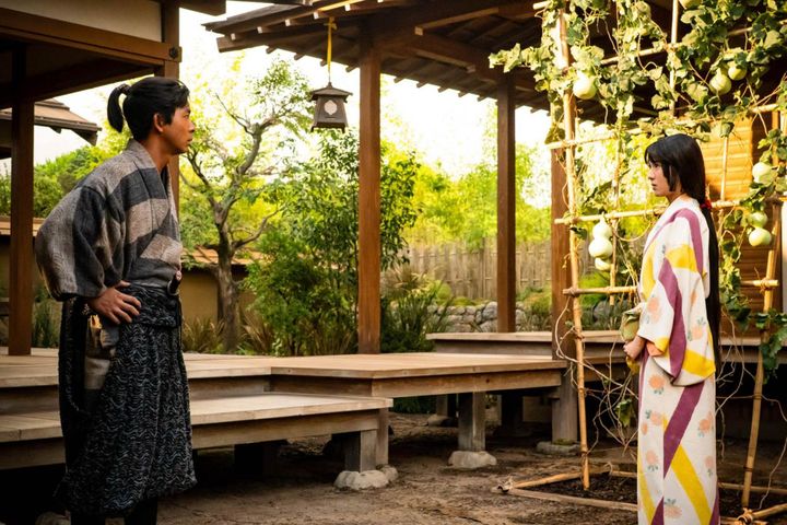 寧々（浜辺美波）／大河ドラマ「豊臣兄弟！」第7回より ©️NHK