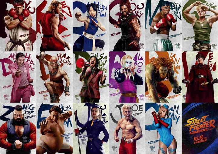 『ストリートファイター／ザ・ムービー』キャラクターポスター （C）2026 Capcom and Legendary. All Rights Reserved. width=
