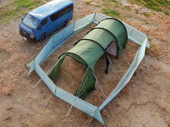 道草飯店の新型テント