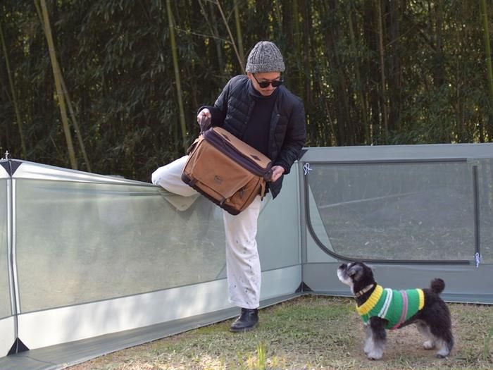 道草飯店の新型テント
