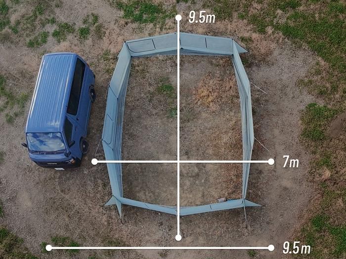 道草飯店の新型テント