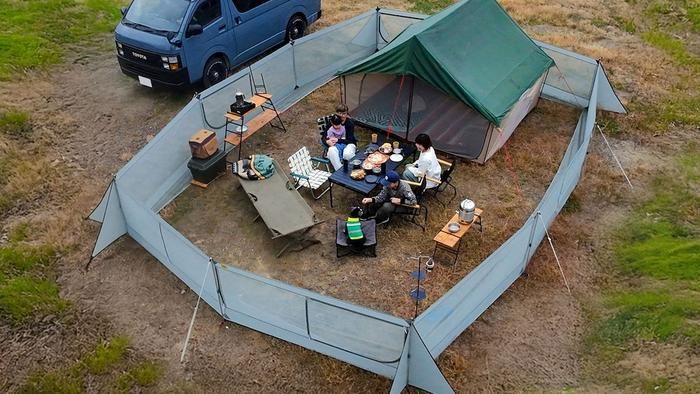 道草飯店の新型テント