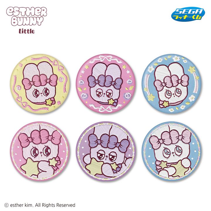 E賞 刺繍缶バッジ