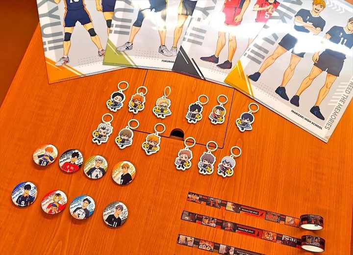 くら寿司と「ハイキュー！！」コラボのグッズ