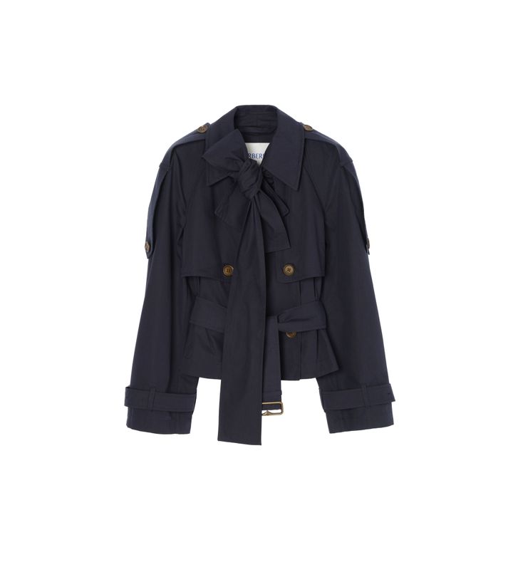 ショートキャンバス トレローズ トレンチコート