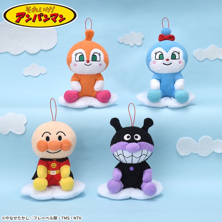 それいけ！アンパンマン ころふわ もくもく雲のりぬいぐるみ