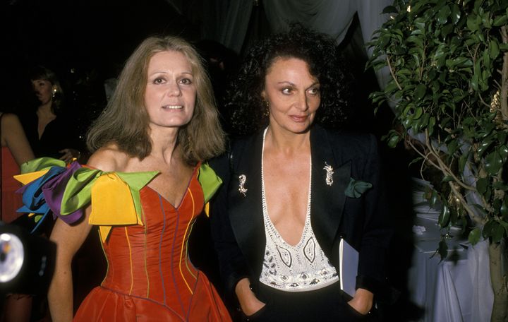 1988年、スタイネムとダイアン フォン ファステンバーグ