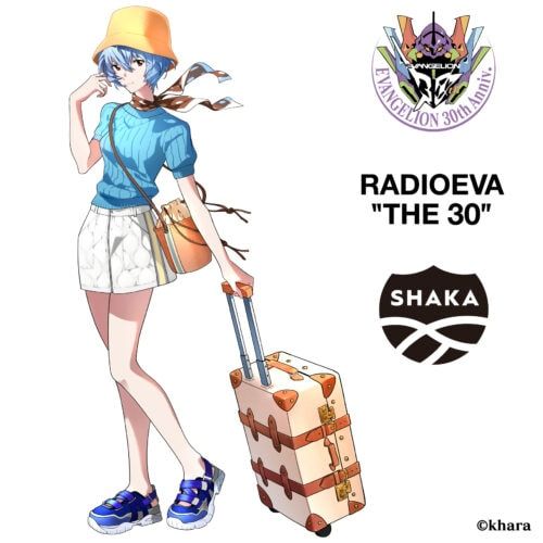 「エヴァのサンダル」は争奪戦間違いなし！ 30周年記念のSHAKAコラボは、初号機・零号機・弐号機が揃う“光る”2WAY仕様