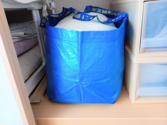 その手があったか！IKEAのブルーバッグの万能活用法に「なるほど～」が止まらない！！
