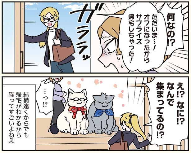 なんで集まってるの!? （C）清水めりぃ／KADOKAWA