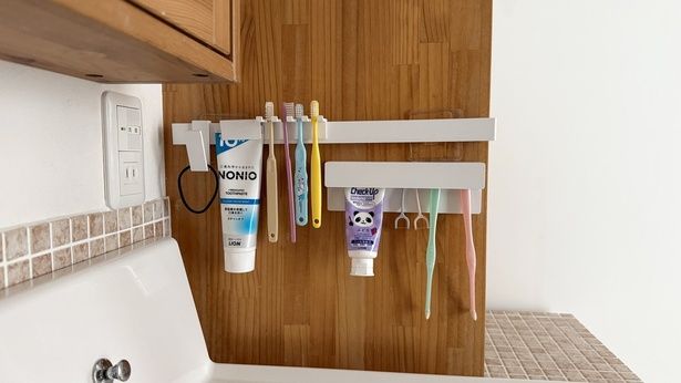 歯磨き粉もキャッチしてくれます （C）yui／レタスクラブ