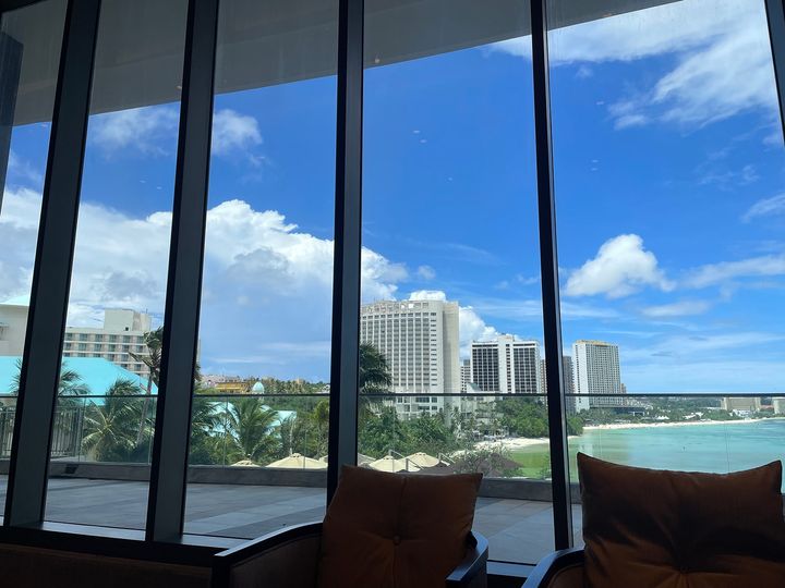 開放感抜群のロビー