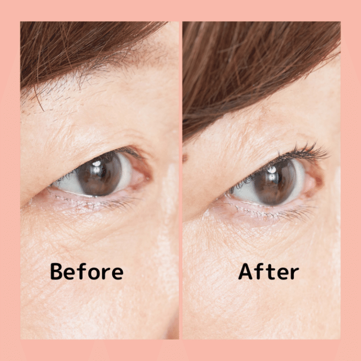 盛らずに自然に目力をアップする「大人のつけまつ毛」