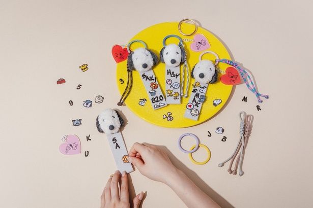 SNSでも話題の「スヌーピーのマスコットタグ」