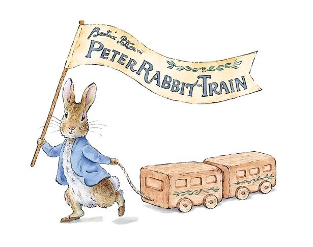 東急田園都市線「ピーターラビット(TM)トレイン」の描き下ろしアート