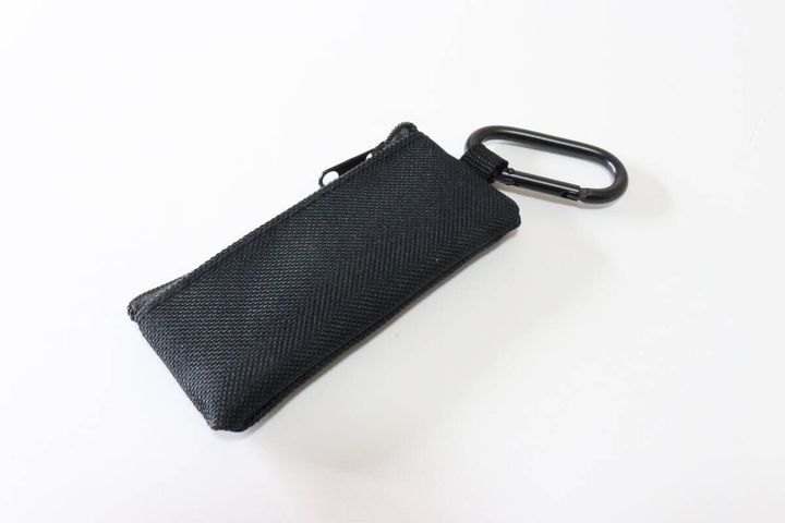 スリムコインケース オーバルカラビナ付き