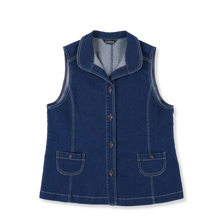 しまむらのデニムベスト