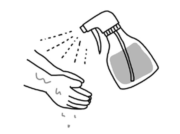 霧吹きスプレーが優秀 （C）アベナオミ／KADOKAWA