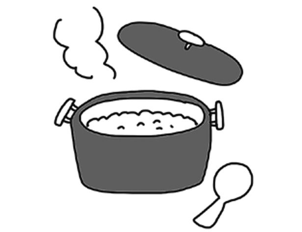 平常時、1度は鍋で炊飯しておこう （C）アベナオミ／KADOKAWA
