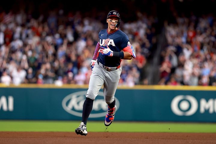 米国代表のアーロン・ジャッジ（C）Getty Images