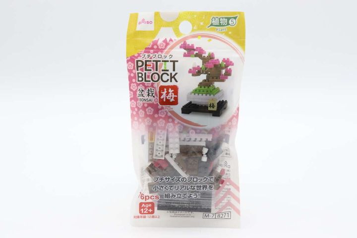 ダイソーのプチブロック（梅）のパッケージ