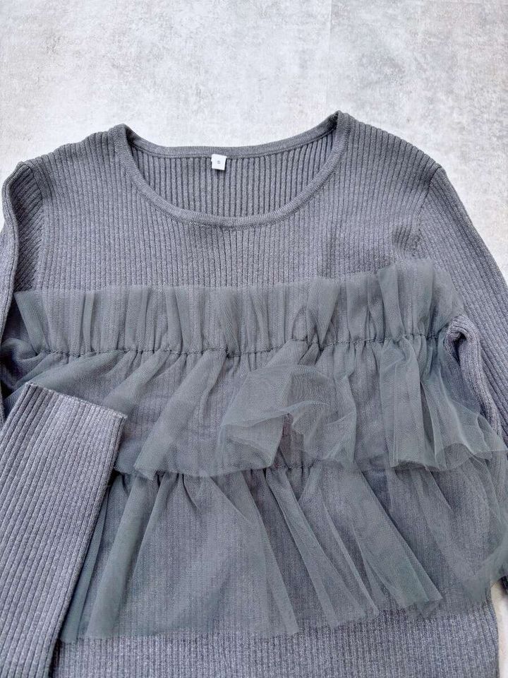 cocaチュールドッキングリブニットのチュール部分