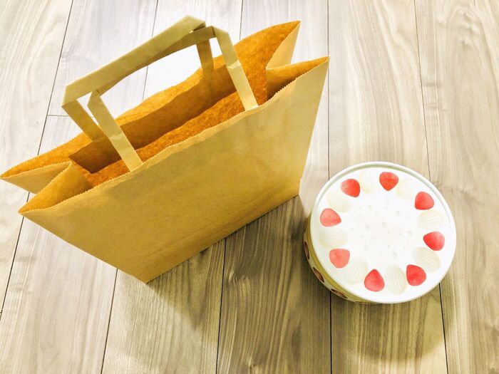 「紙袋のマチが足りない…」→