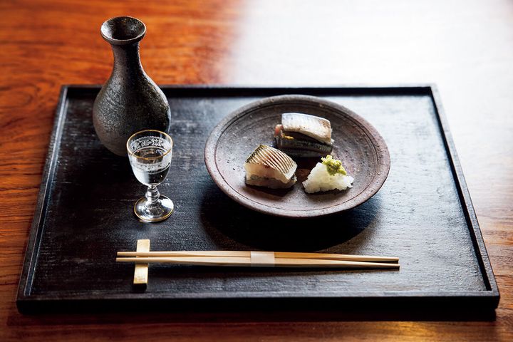 京都〈わか杦〉サンマとカマスの刺し身