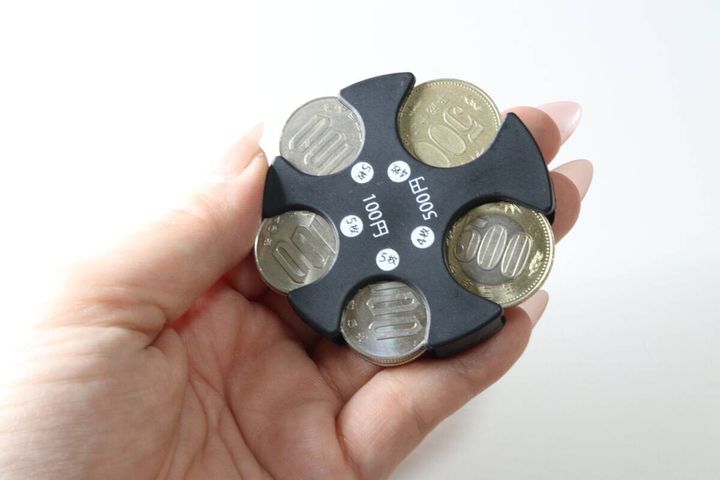 セリア コインホルダー 100／500 収納例 収納可能額