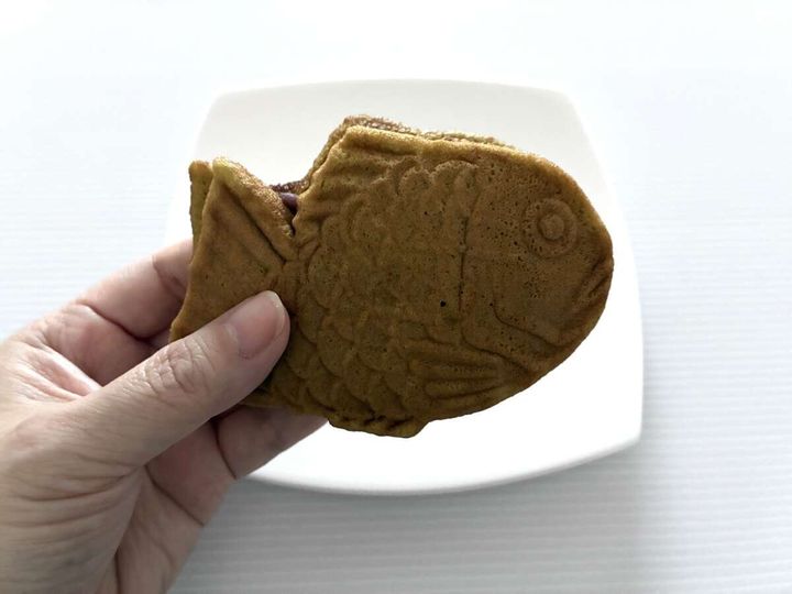 宇治抹茶・茶たい焼（抹茶あずき）見た目