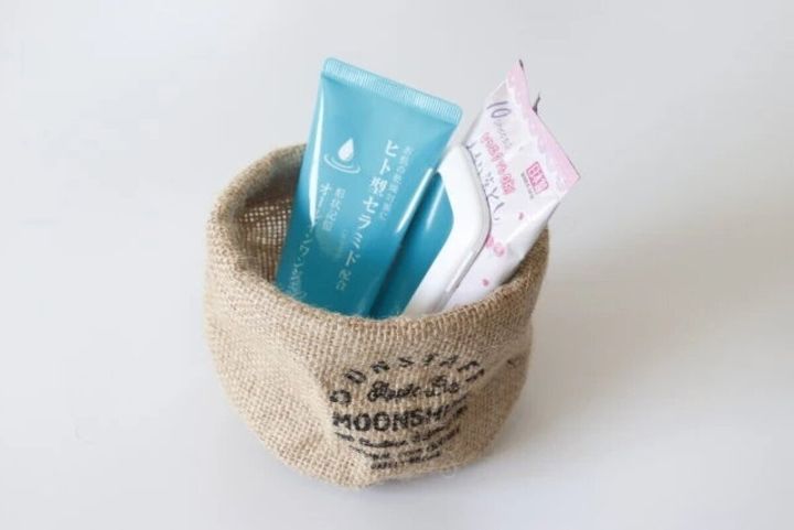 ダイソー ナチュラルストレージ（ラウンド） 使用例 収納