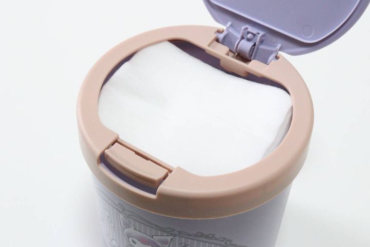 ワンタッチ綿棒ケース Ｋ／U ハッピーライフ コットン収納