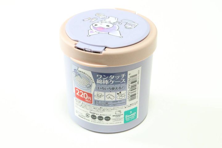 ワンタッチ綿棒ケース Ｋ／U ハッピーライフ パッケージ
