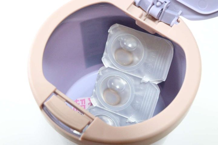 ワンタッチ綿棒ケース Ｋ／U ハッピーライフ 使用例