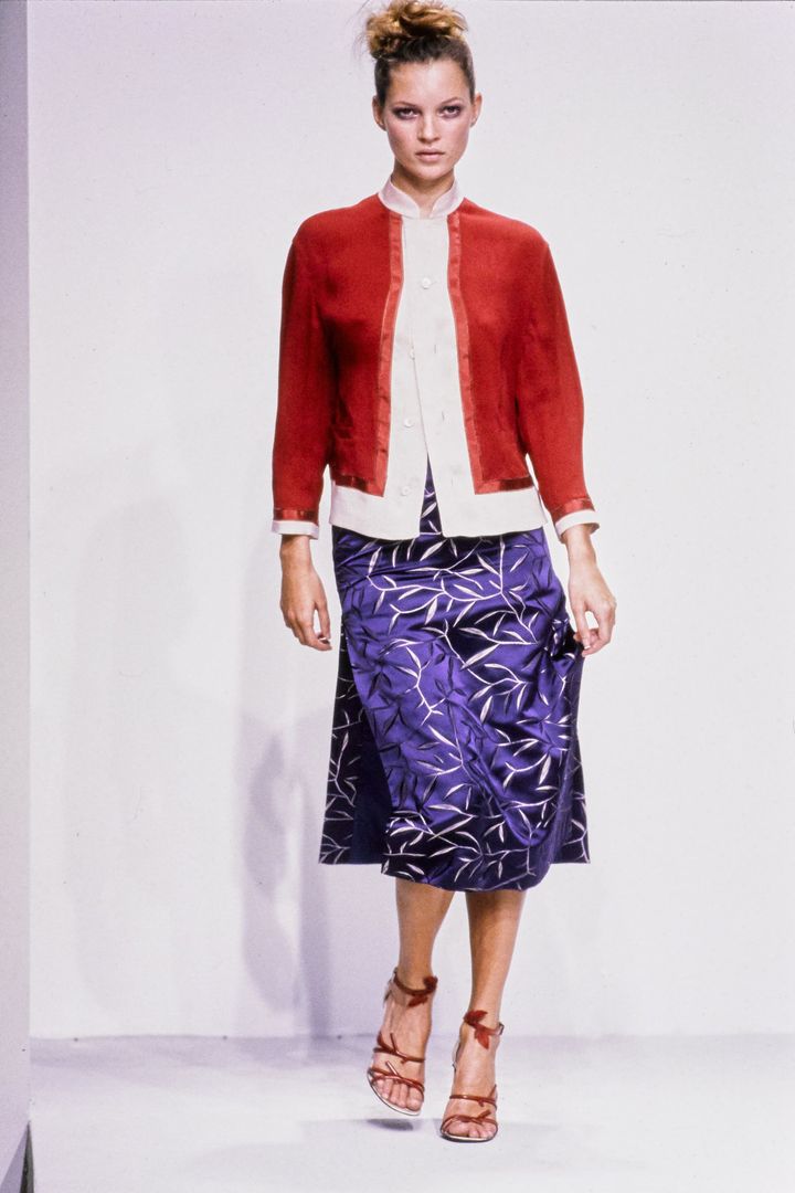 プラダ 1997年春夏コレクションより。