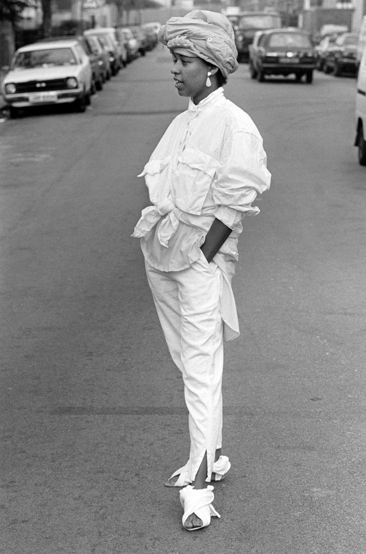 キャサリン ハムネット 1985年春夏コレクションより。