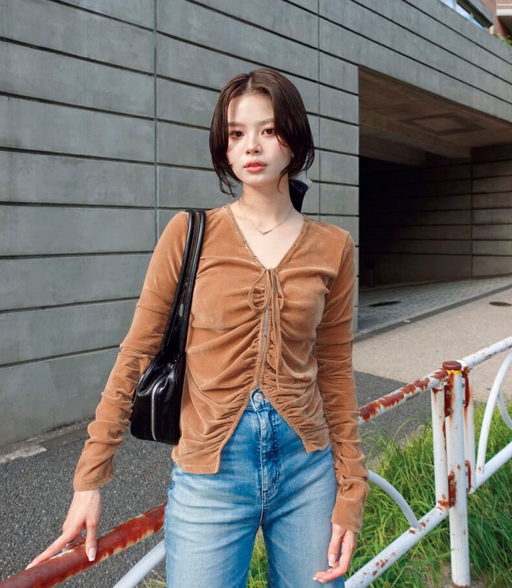 【SNAP】ベロア素材と絶妙な透け感がHIT！ 大谷愛加さん