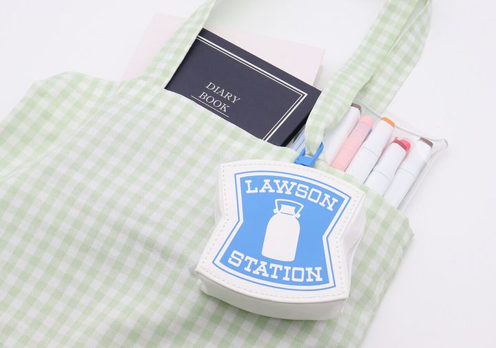 ローソン看板ミニポーチキーリング付き