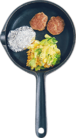 【おべんとう】フライパンひとつで作る「プチバーグ弁当」！ 忙しい朝は、包丁いらずちぎるだけ！の画像6