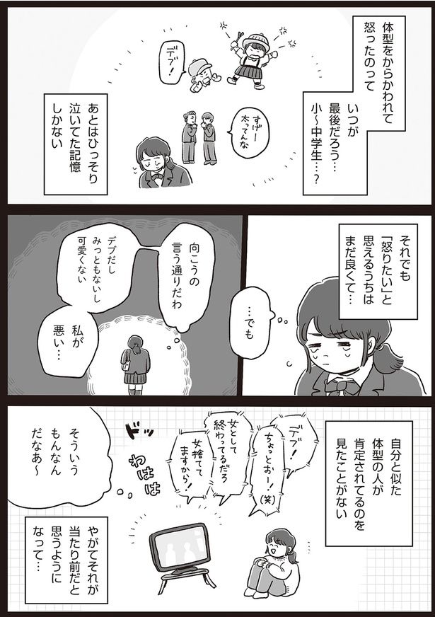 体型を否定されるのが当たり前だった （C）hara／KADOKAWA