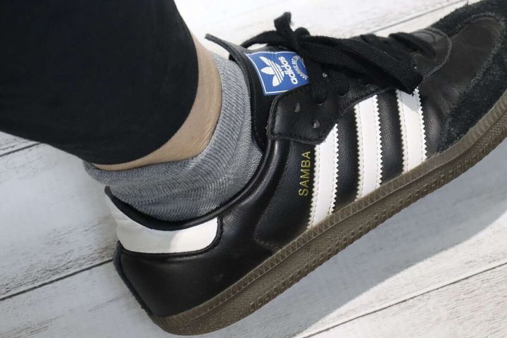 ダイソーサポートショートソックス靴の中でズレにくい