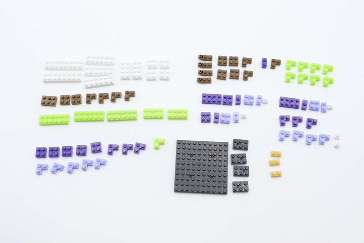 プチブロック（藤） パーツ