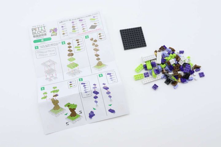 プチブロック（藤）