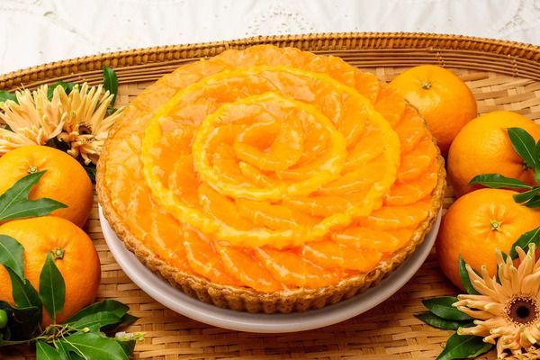 【東京都・大阪府・京都府・福岡県】「キル フェ ボン」4店舗で、佐賀県ブランド柑橘“にじゅうまる”使用のタルト販売