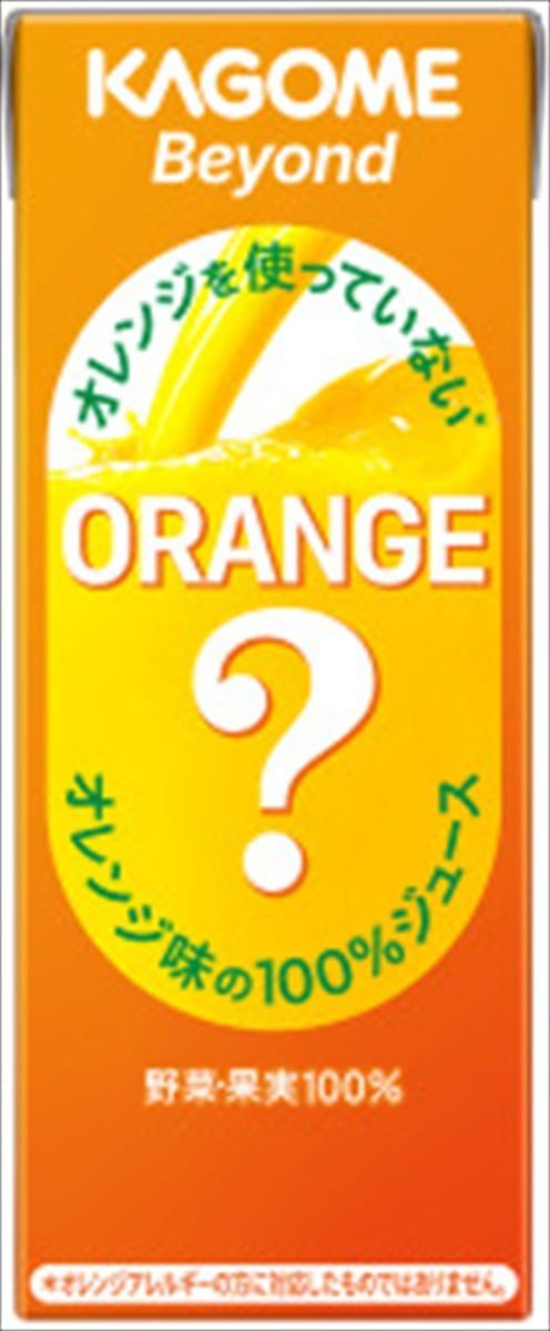 「Beyond オレンジを使っていない オレンジ味の100％ジュース」
