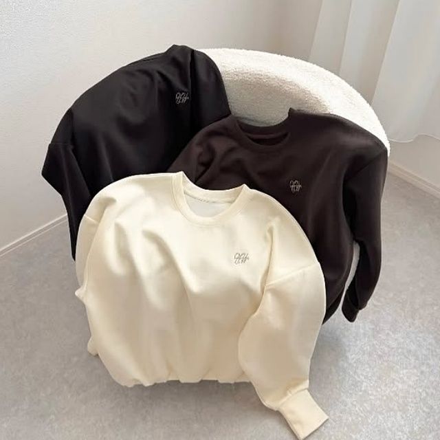 しまむら「刺繍ダンボールトレーナー」