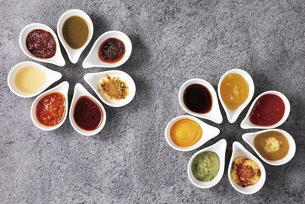 水餃子のタレは14種から選べる