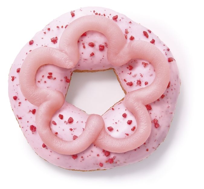 ミスタードーナツ 桜もちっとドーナツ 咲くいちごみるく