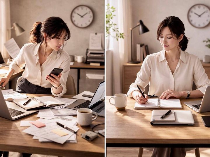 効率良く仕事を進められる人と、いつも時間に追われている人。その差って何？